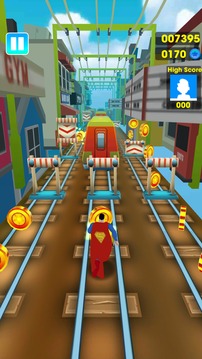 Super Heroes Subway Surf 3D游戏截图5