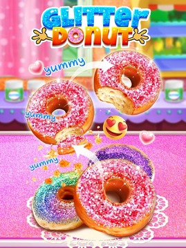 Glitter Donut - Trendy & Sparkly Food游戏截图1