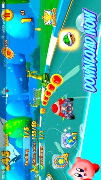 Racing Kirby Friends 3D游戏截图2