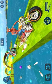 New Superhero Bike Racer Simulator游戏截图1