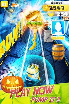 banana super minion:despicable rush 3D game游戏截图5