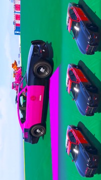 Superheroes Police Car Stunt Top Racing Games游戏截图2
