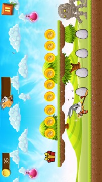 Super Looney Bunny Baby Bugs Tunes Run in jungle游戏截图3