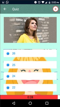 Guess Her Age Challenge Trivia Quiz游戏截图1