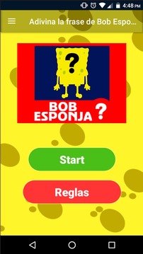 Adivina la frase de Bob Esponja Trivia Quiz游戏截图4