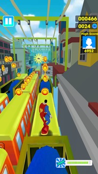 Super Heroes Subway Surf 3D游戏截图1