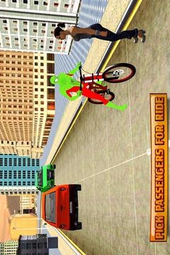 Spider Hero BMX Bicycle Taxi Driver游戏截图3