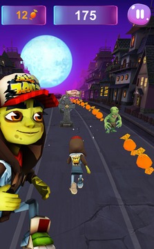 Zombie Subway Halloween Runners游戏截图5