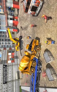 Construction Machines Transporter Cargo Truck Game游戏截图2