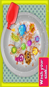 dish washing : girls cleaning kitchen game游戏截图3