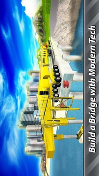 建筑卡车：桥梁建筑模拟器游戏截图4