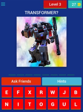 GUESS THE TRANSFORMERS游戏截图1