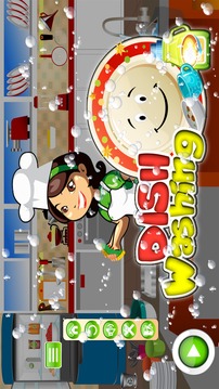 dish washing : girls cleaning kitchen game游戏截图5