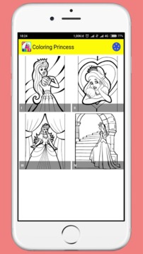 New Princess Coloring Book游戏截图4