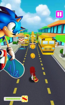 Sonic Hoverboard Dash游戏截图1