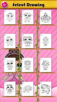 Coloring Book for Surprise Dolls LOL游戏截图2