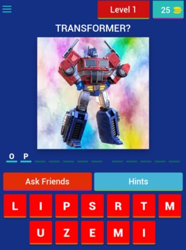 GUESS THE TRANSFORMERS游戏截图4