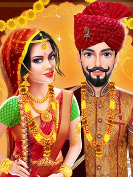 Indian Wedding *Girl Makeup - *Arrange Marriage游戏截图5