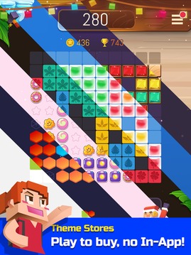 Blocksome: Block Puzzle Classic Mania游戏截图2