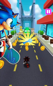 Sonic Hoverboard Dash游戏截图2