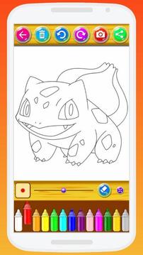 Pokemon Coloring Book游戏截图1