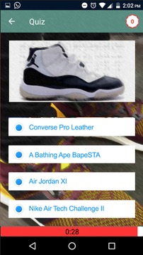 Guess Sneaker Trivia Quiz游戏截图2