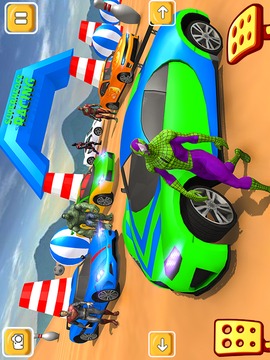 Superhero Car Racing & Car Stunts游戏截图3