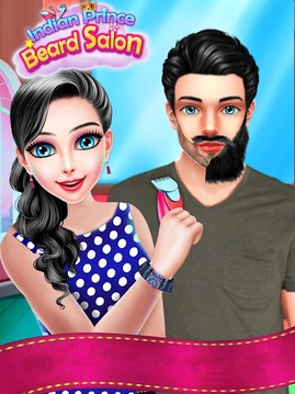 Indian Prince Beard Salon - Indian Games游戏截图3