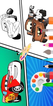 Mcqueen Coloring pages 2 Cars 3 - Coloring Mcqueen游戏截图4