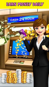 ATM Learning Simulator Bank Money Game游戏截图3