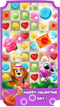 Valentine Mania - Match 3 Puzzle游戏截图2