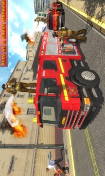 American FireFighter City Rescue 2018游戏截图2