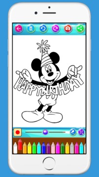 Mickey Coloring Books游戏截图2