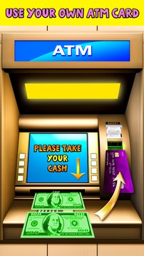 ATM Learning Simulator Bank Money Game游戏截图2