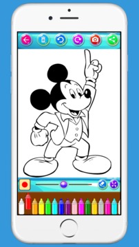 Mickey Coloring Books游戏截图1