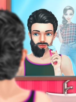 Indian Prince Beard Salon - Indian Games游戏截图2