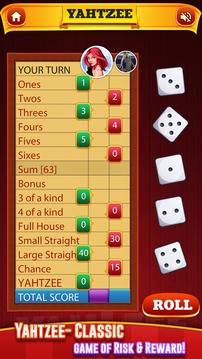 Yahtzee Dice Game游戏截图4