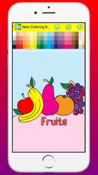 New Coloring Books: Fruit游戏截图4