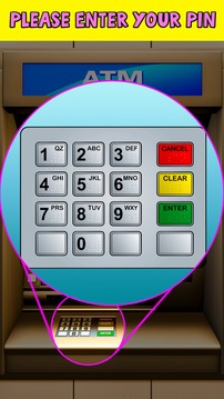 ATM Learning Simulator Bank Money Game游戏截图1