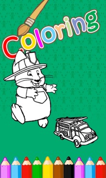 Max Bunny And Ruby Coloring游戏截图1