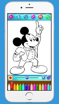 Mickey Coloring Books游戏截图5