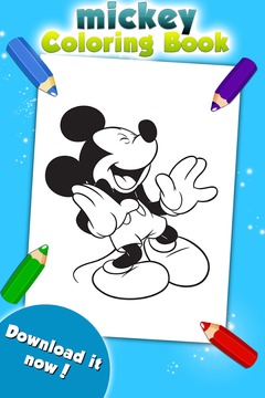 Mickey Coloring Game For Mouse游戏截图2