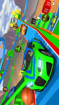 Superhero Car Racing & Car Stunts游戏截图4