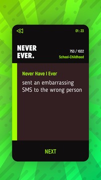 Never Have I Ever Game! 18+ Adults游戏截图1