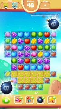 Fruits Block Juice Legend游戏截图1