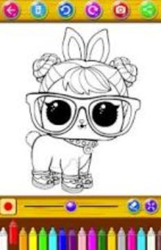 Coloring Pages for Surprise Doll and Friends游戏截图1