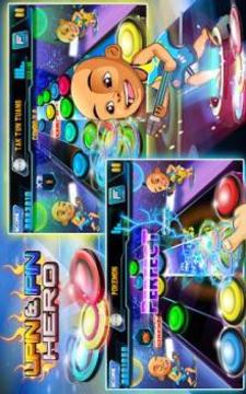 Guitar Upin & Ipin Piano Tiles游戏截图4