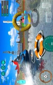 Superhero Speed Boat Racing: 3D Mega Ramp Stunts游戏截图2