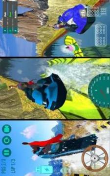 Superhero Speed Boat Racing: 3D Mega Ramp Stunts游戏截图3
