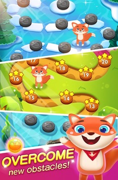 Bubble Shooter: Fox Rescue游戏截图4